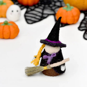 Tara Treasures | Felt Waldorf Peg Dolls - Witch