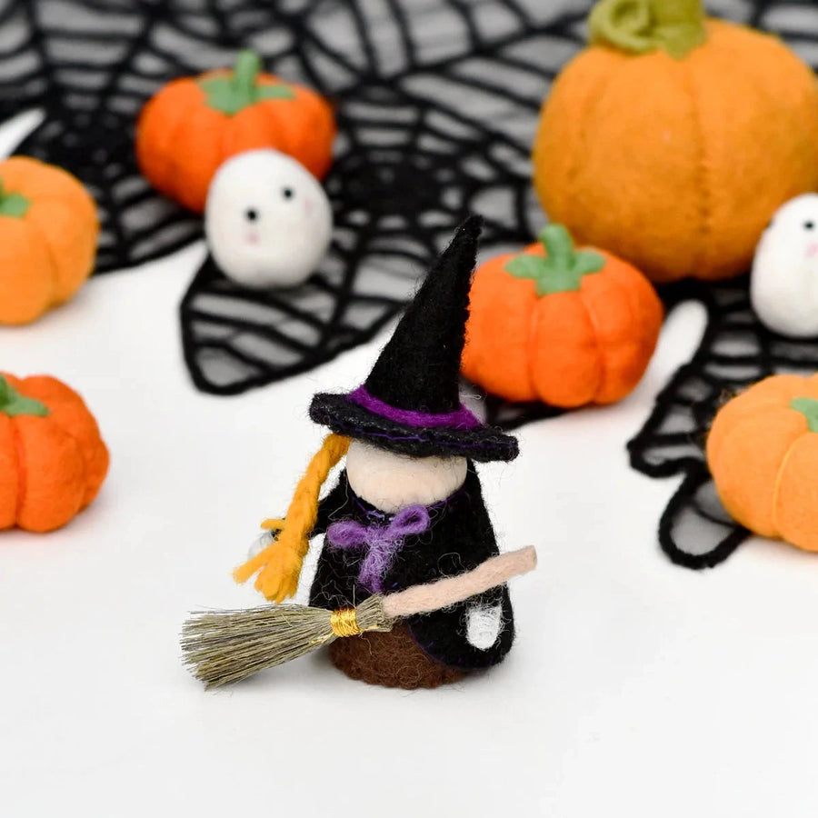 Felt Waldorf Peg Dolls | Witch