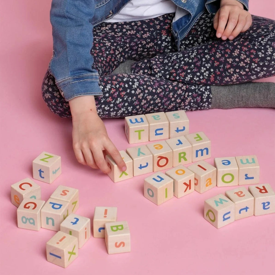 Mentari Toys | Alphabet Spelling Blocks