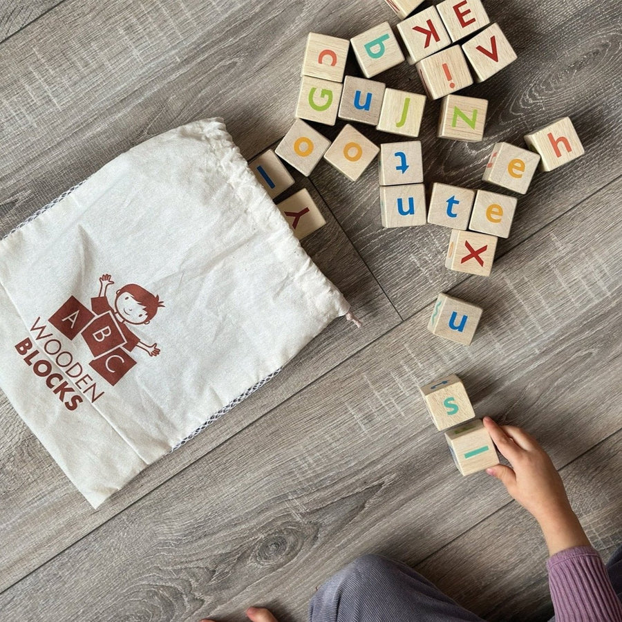 Mentari Toys | Alphabet Spelling Blocks