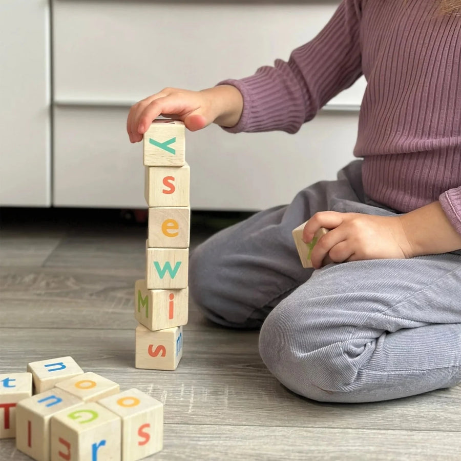 Mentari Toys | Alphabet Spelling Blocks