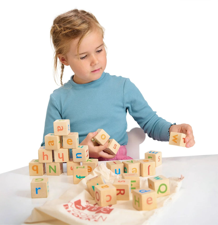 Mentari Toys | Alphabet Spelling Blocks