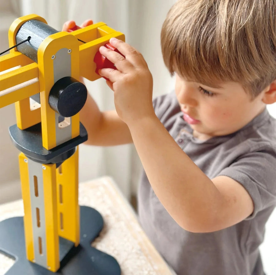 Mentari Toys | Large Wooden Crane