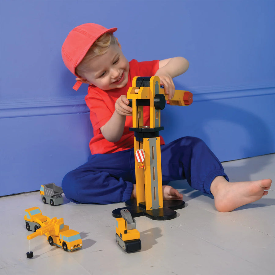 Mentari Toys | Large Wooden Crane