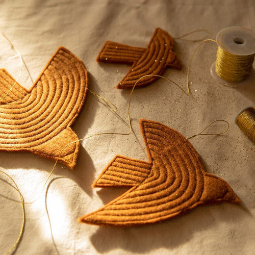 Muskhane | Little Birdy Trio Hangings (4 Colours)