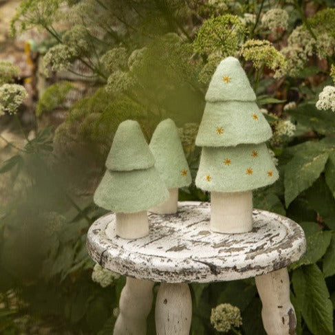 muskhane felt fir trees mint