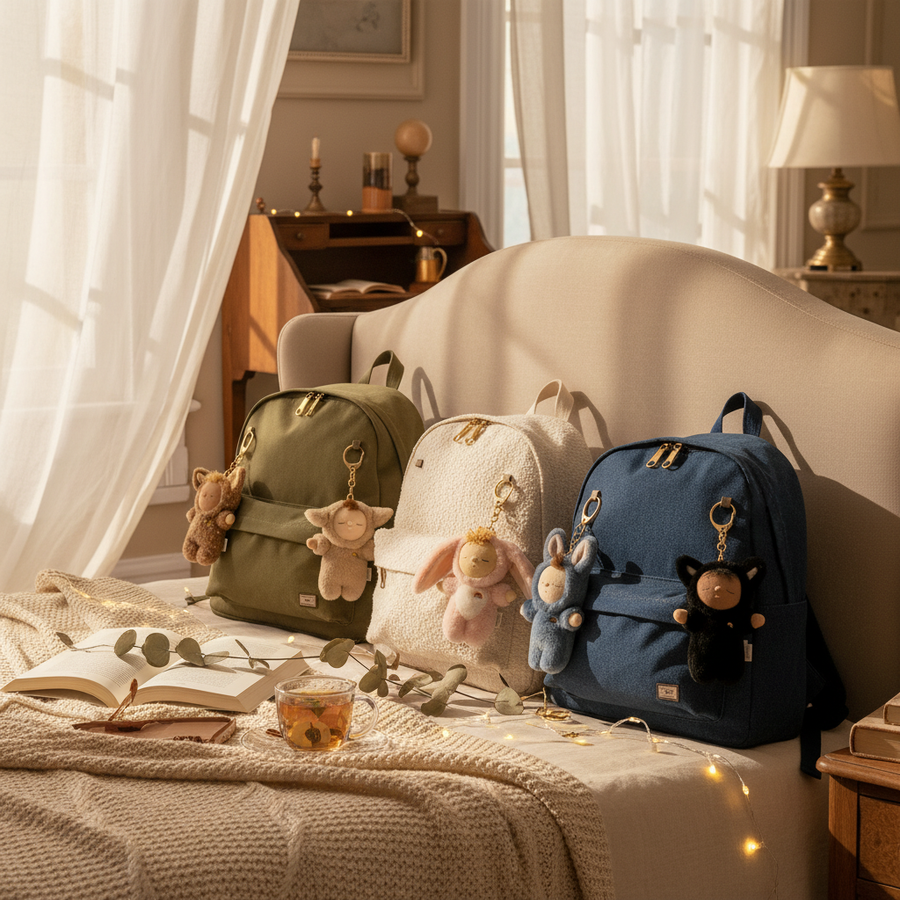 Olli Ella | Cozy Bag Charms Keychains - 7 Styles - PREORDER