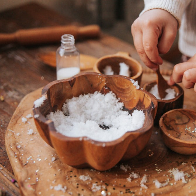 Wooden Daisy Bowls