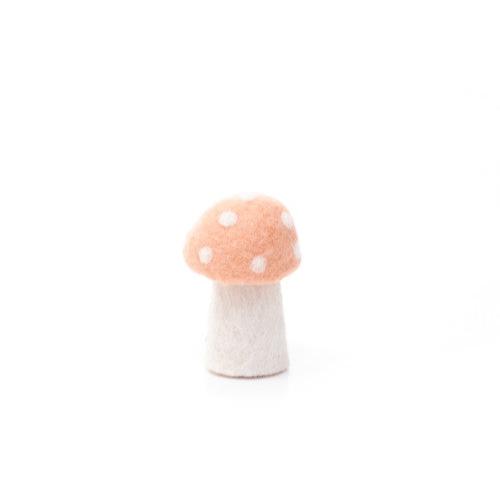 Muskhane Felt Dotty Mushrooms | Apricot Blush