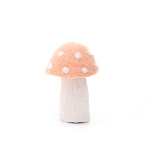 Muskhane Felt Dotty Mushrooms | Apricot Blush