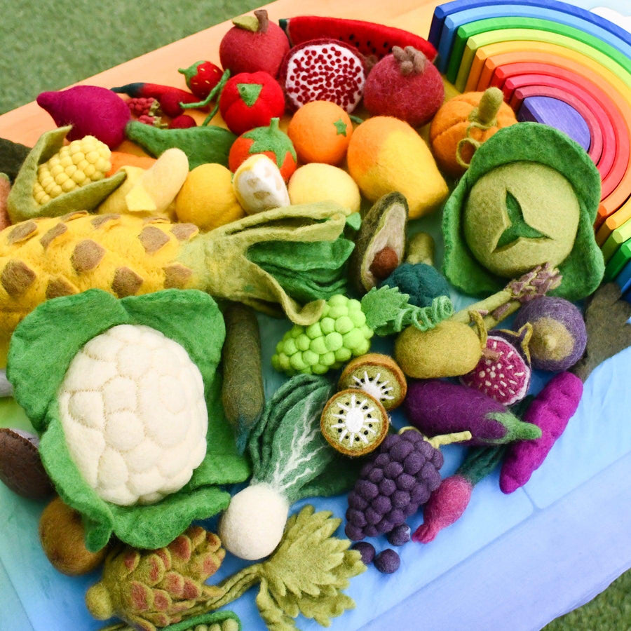 Felt Food | Fruit and Vegetable Set D (12 pc)