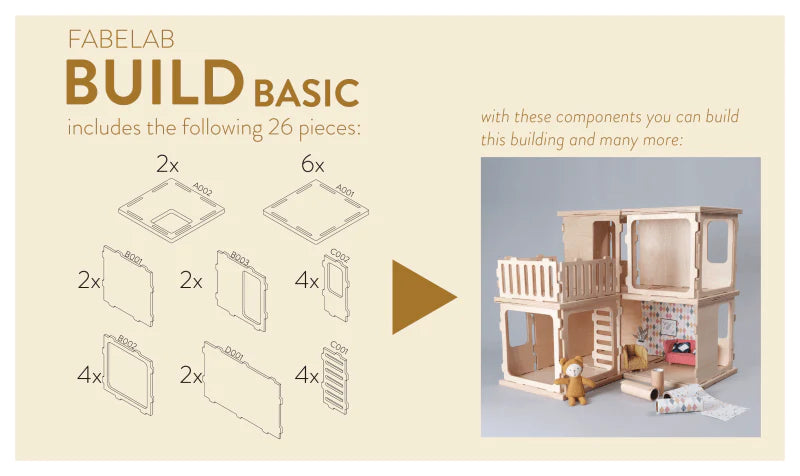 Fabelab Raketa Fabelab Build | Basic Build Kit & Fortress Bundle – Fairplay