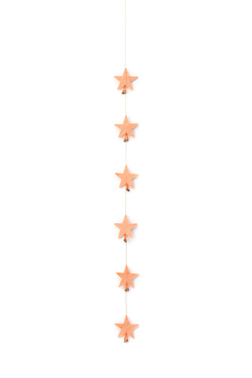 Muskhane Felt Falling Star Garlands | 7 Colours