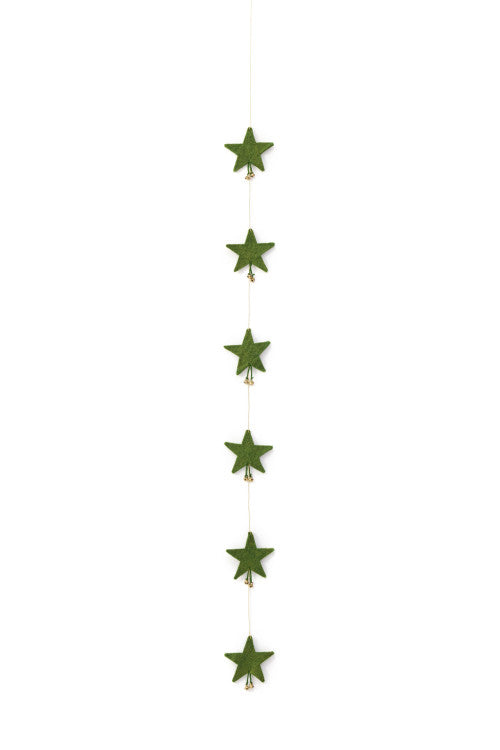 Muskhane Felt Falling Star Garlands | 7 Colours