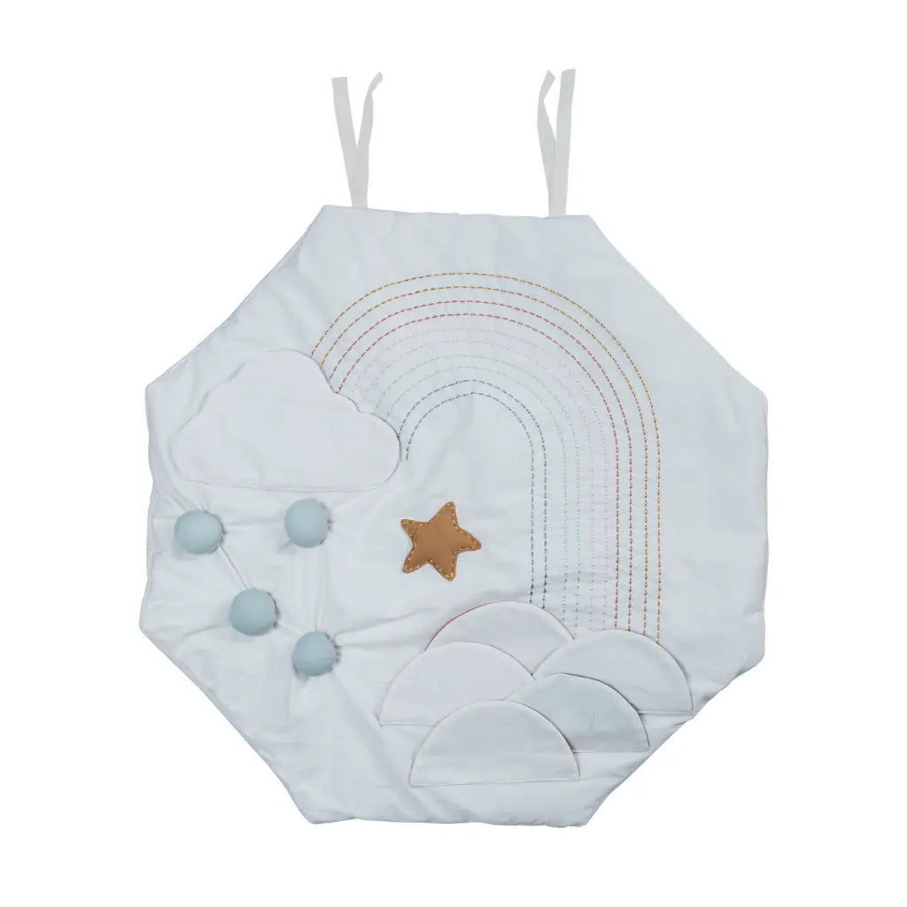 Fabelab | Organic Cotton Activity Blanket Play Mat - Rainbow