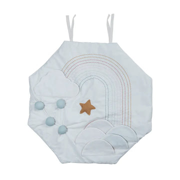 Fabelab | Organic Cotton Activity Blanket Play Mat - Rainbow