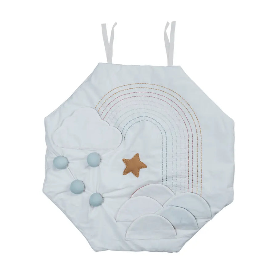 Fabelab | Organic Cotton Activity Blanket Play Mat - Rainbow