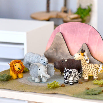 Felt Safari Animal Toys - Individual