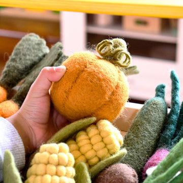 Tara Treasures | Felt Food - Pumpkin