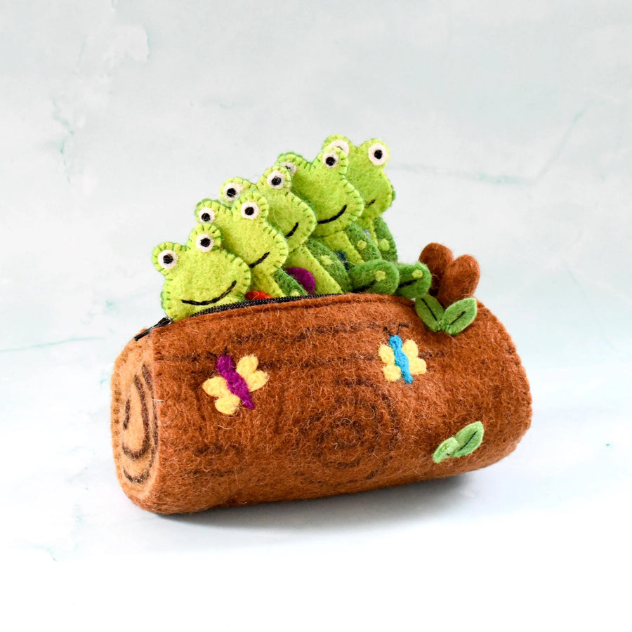 Finger Puppet Set | 5 Little Speckled Frogs