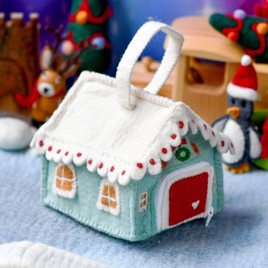 Felt Home | Gingerbread House Bag (2 Colours)