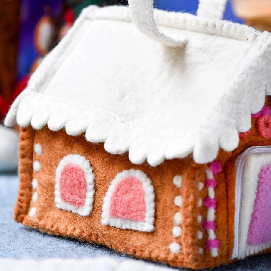 Felt Home | Gingerbread House Bag (2 Colours)