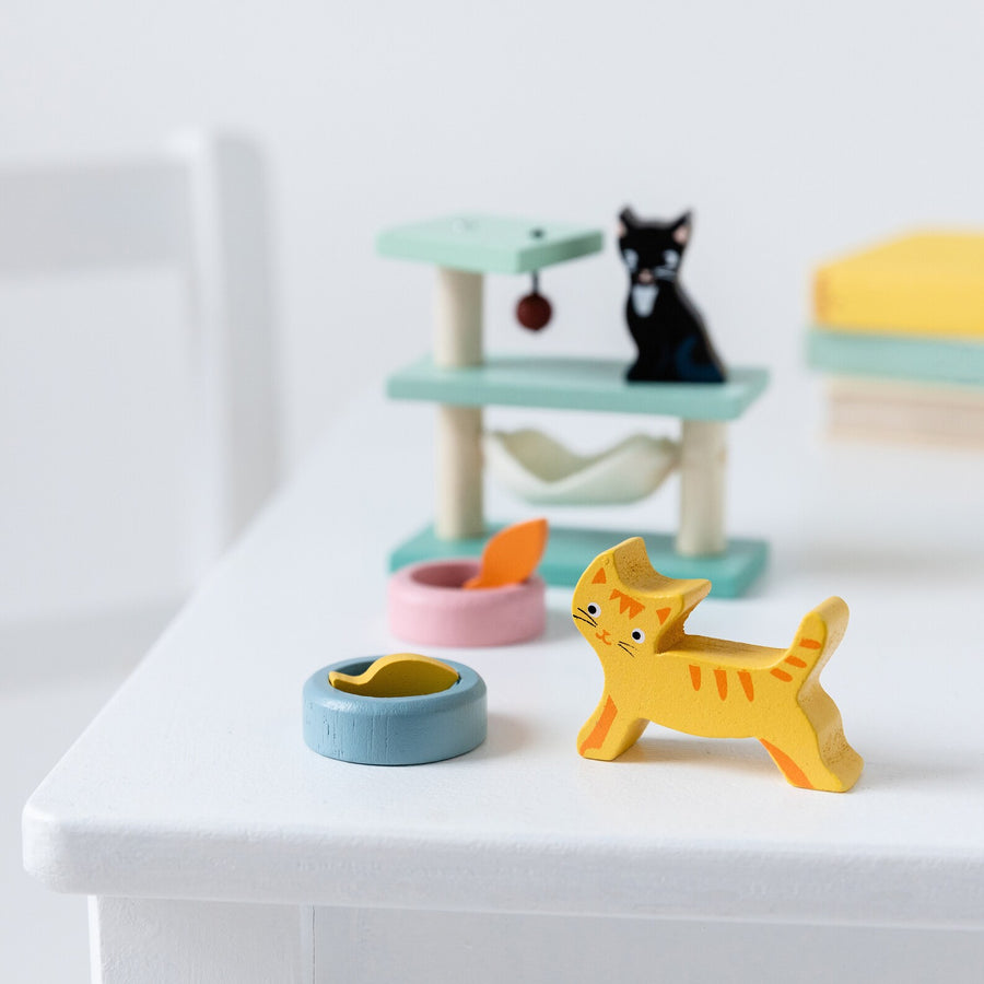 Tender Leaf Toys | Wooden Pet Cat Set