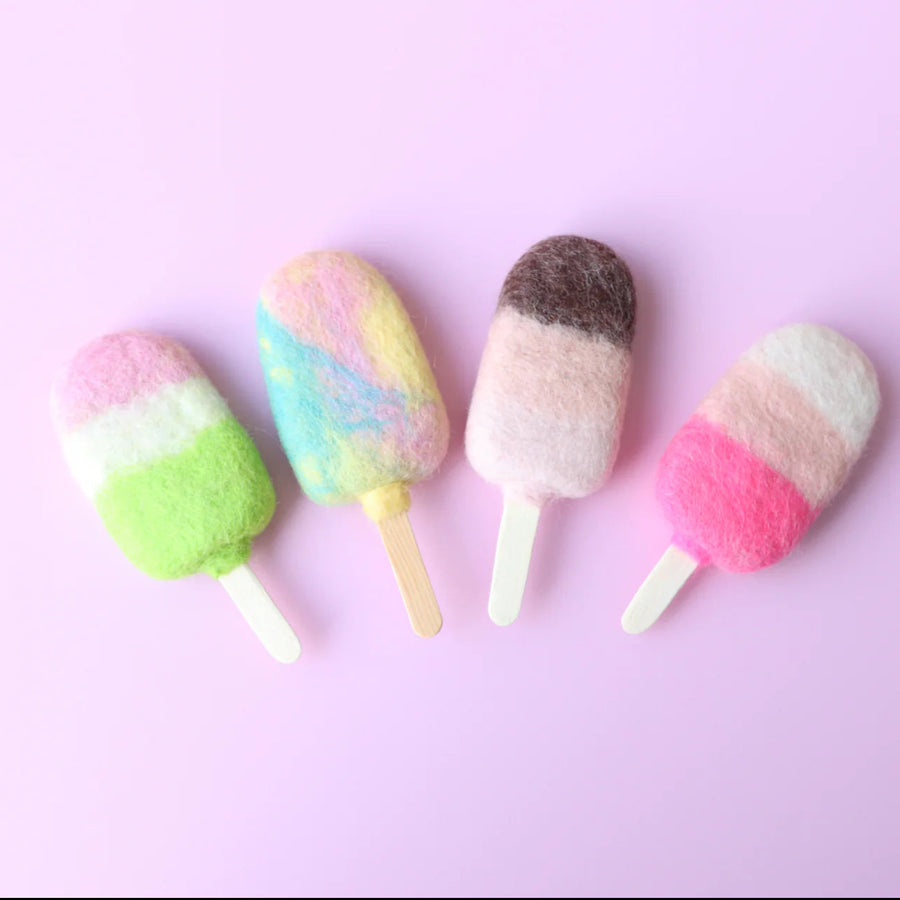 Juni Moon | Felt Food - Popsicle Ice Block