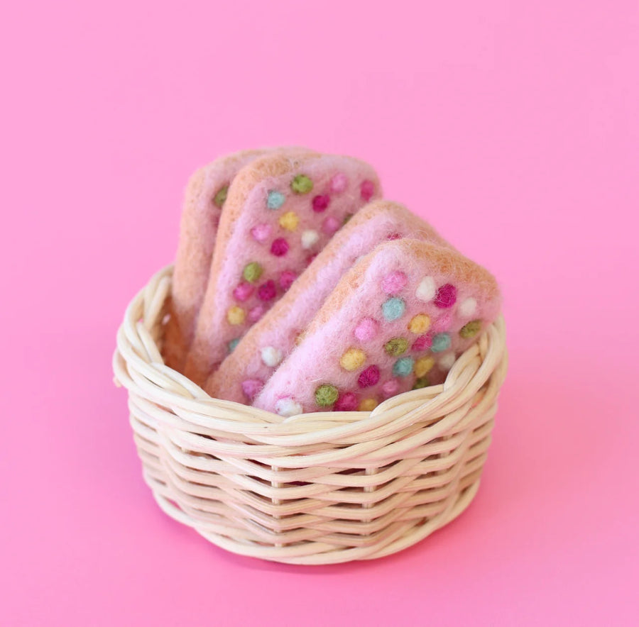 Juni Moon | Felt Food - Pink Sprinkle Biscuit