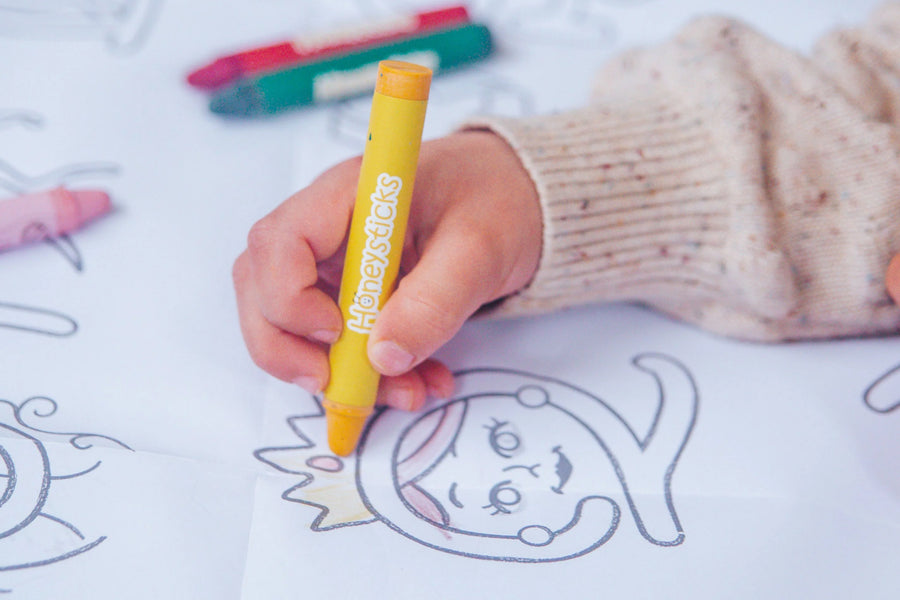 Honeysticks | Jumbo Posters and Crayons Activity Pack