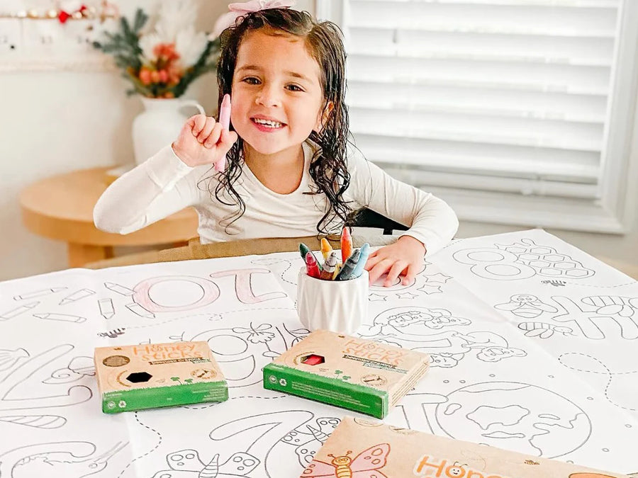 Honeysticks | Jumbo Posters and Crayons Activity Pack