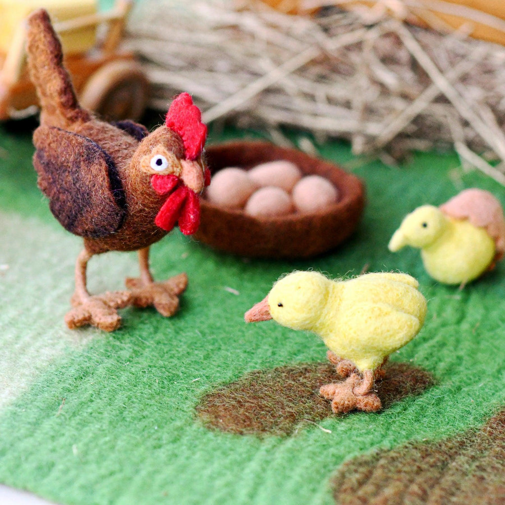 Tara Treasures | Felt Life Cycle of a Chicken