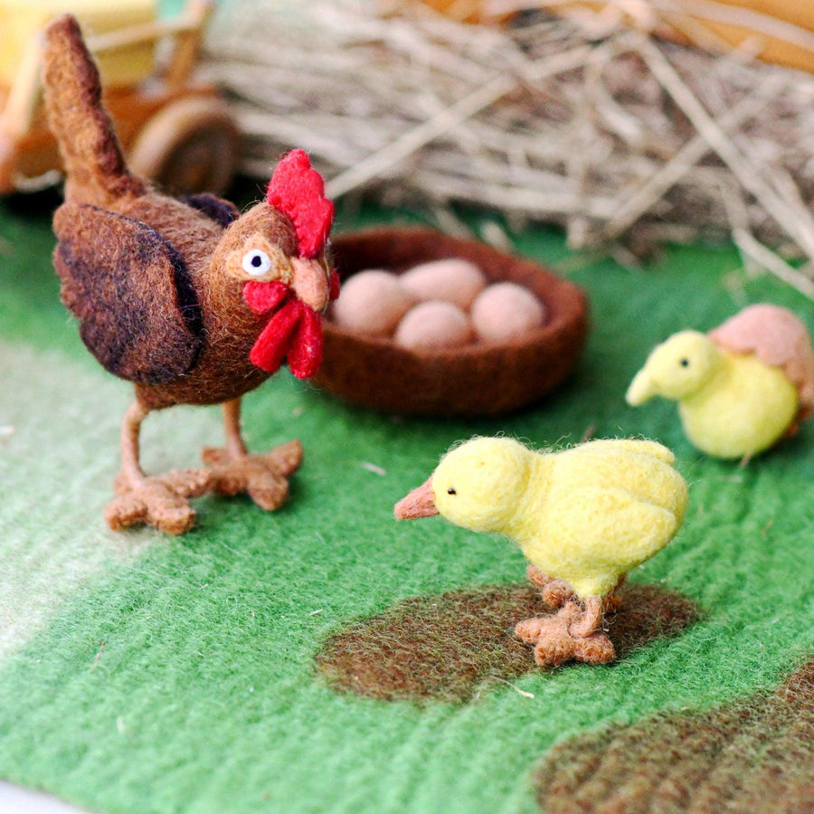Tara Treasures | Felt Life Cycle of a Chicken