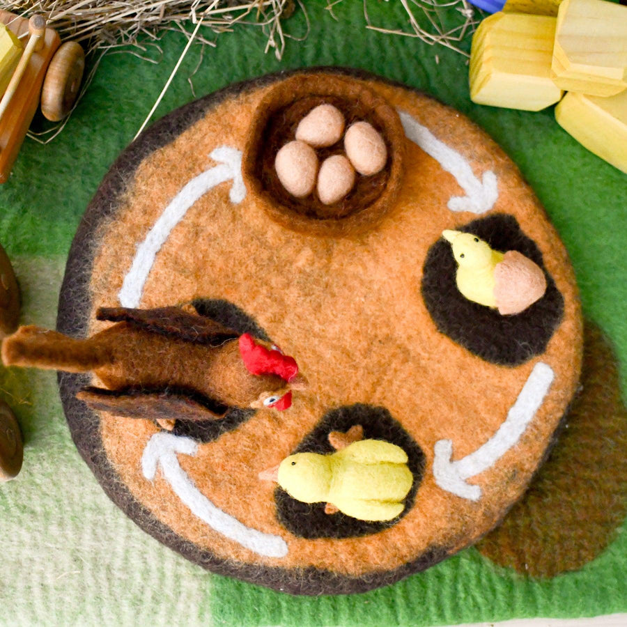 Tara Treasures | Felt Life Cycle of a Chicken