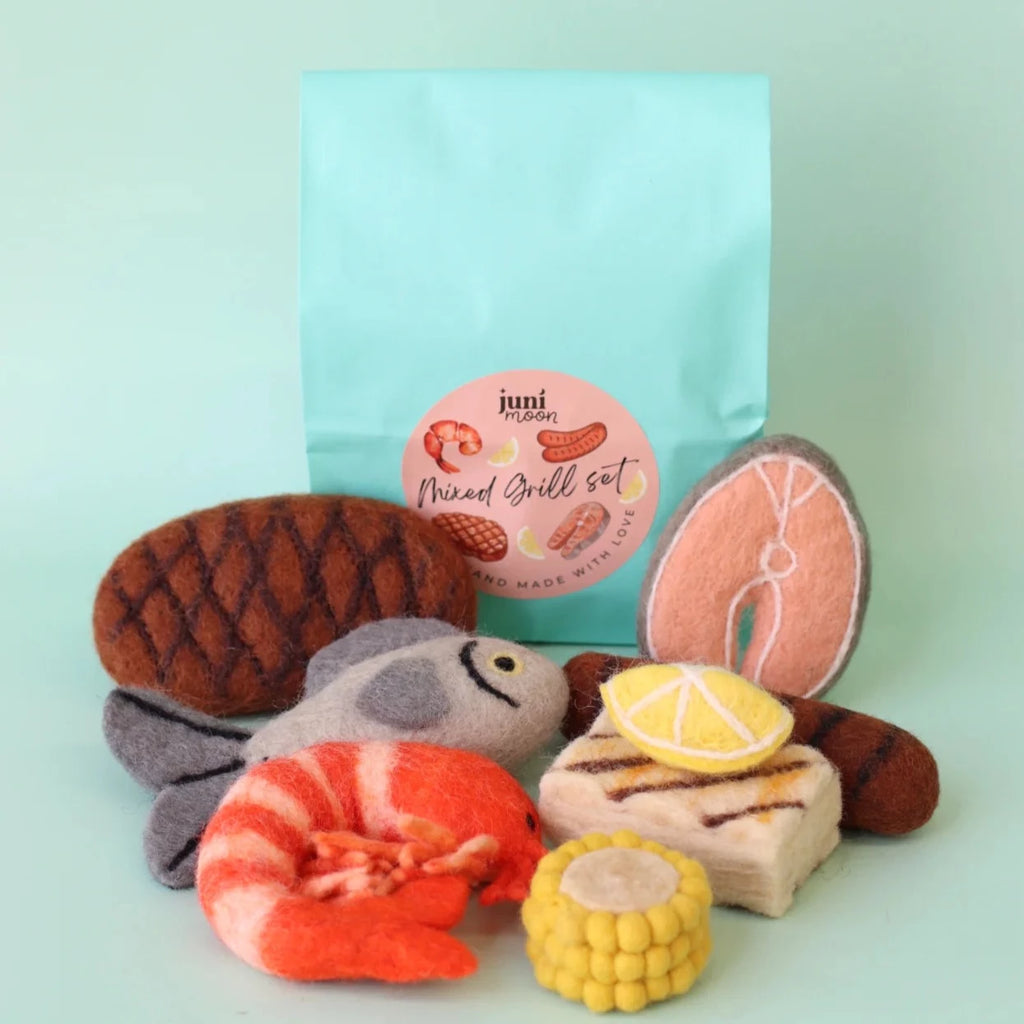 mixed grill felt food set juni moon