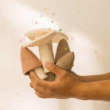 Muskhane Felt Morel Mushrooms | Nude