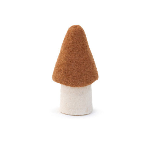 Muskhane Felt Morel Mushrooms | Caramel