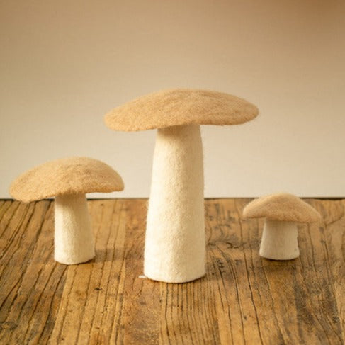 Muskhane Felt Mushrooms | Nude