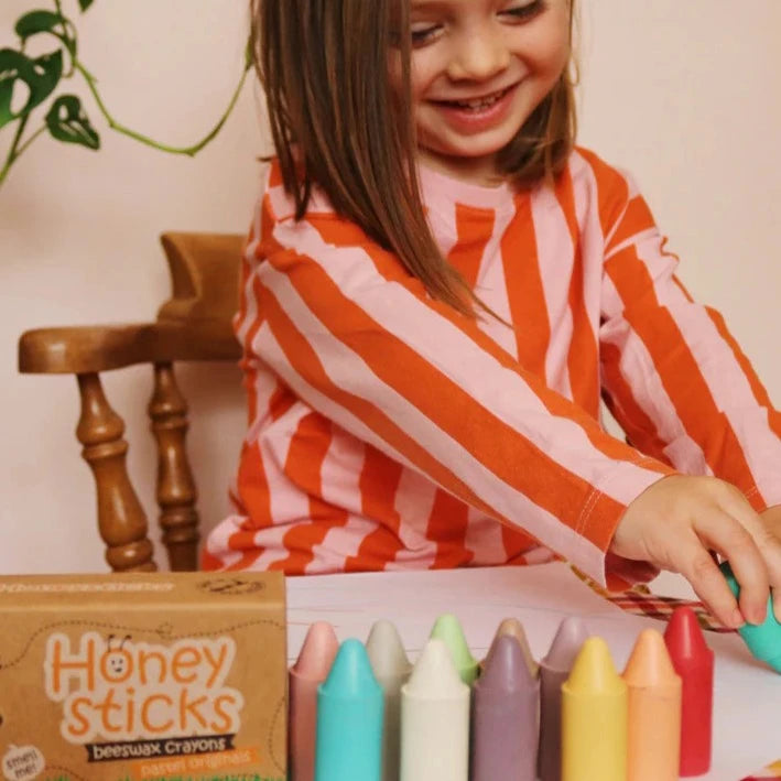 Honeysticks Natural Beeswax Crayons | Originals Pastel
