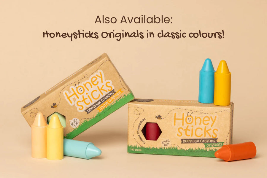 Honeysticks Natural Beeswax Crayons | Originals Pastel