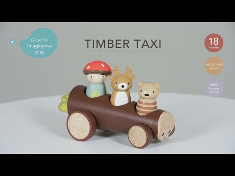 Tender Leaf Toys | Timber Taxi Car