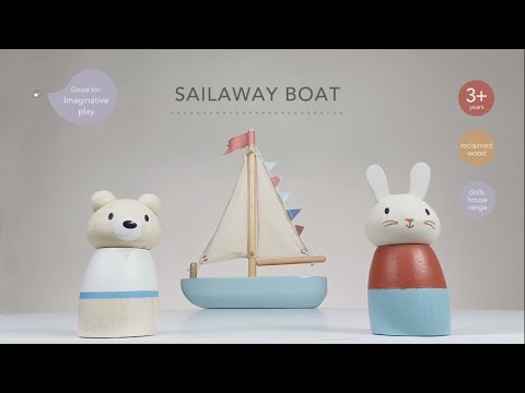 Tender Leaf Toys | Sailway Boat & Peg Doll Set