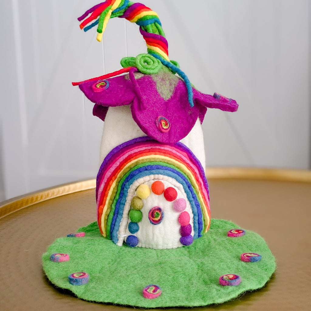 Felt Fairy Home and Play Mat | Rainbow Meadow