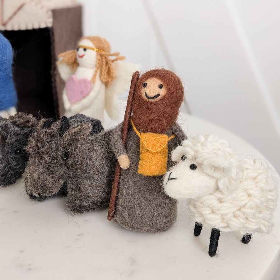 Felt Christmas Nativity Set (Coloured)