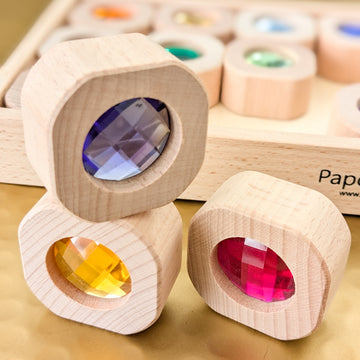 Bitcoin Sparkle Gem Block Set - 12 pieces