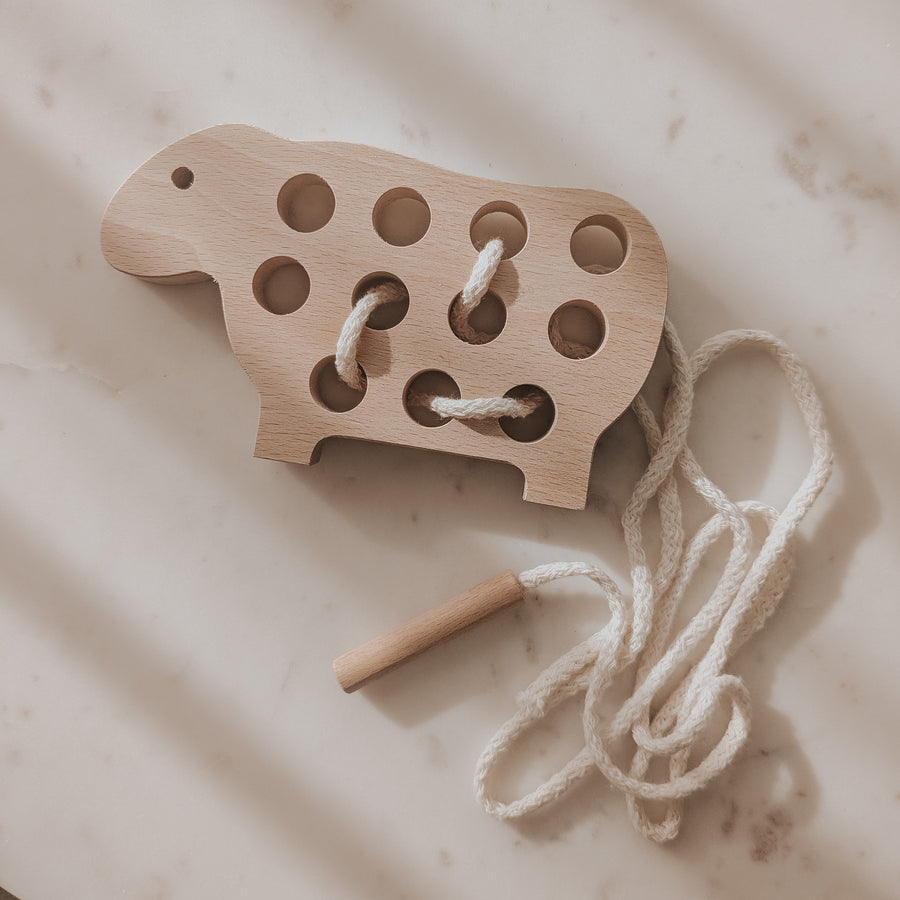 Loch Ness Toys | Lacing Toy - Sheep