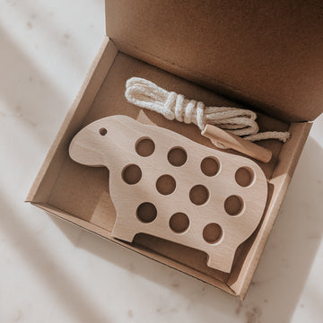 Loch Ness Toys | Lacing Toy - Sheep
