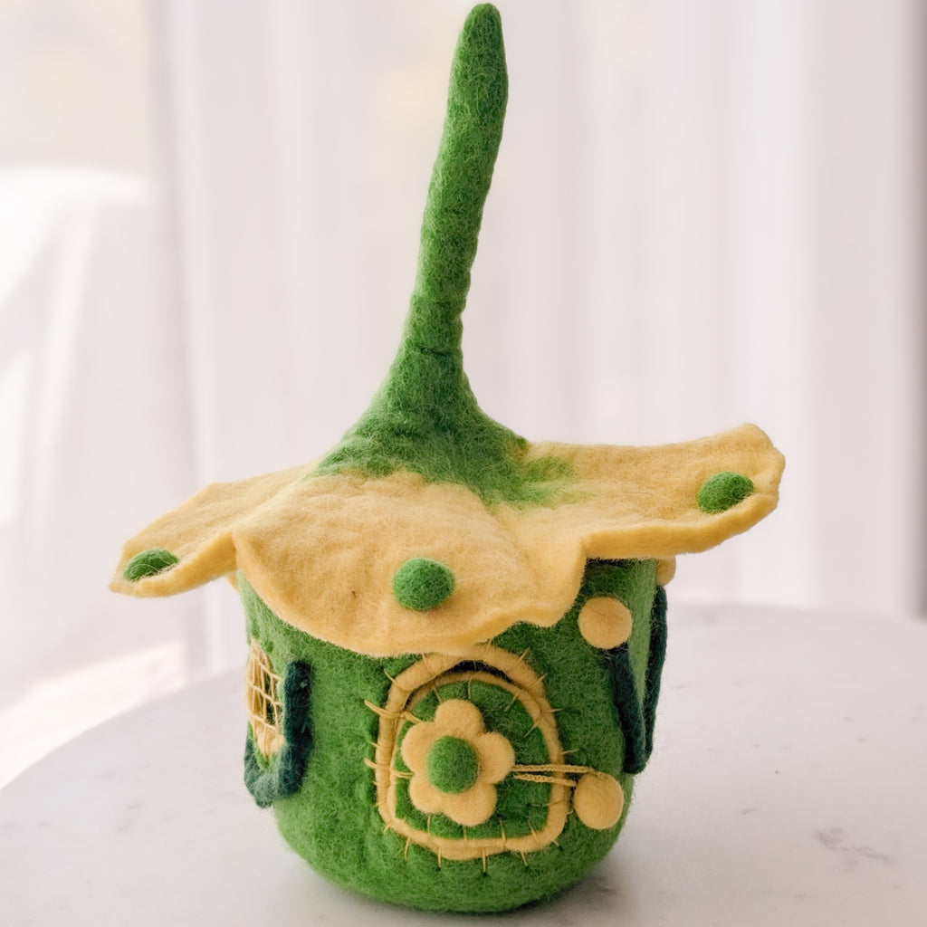 Felt Fairy Home | Yellow Buttercup