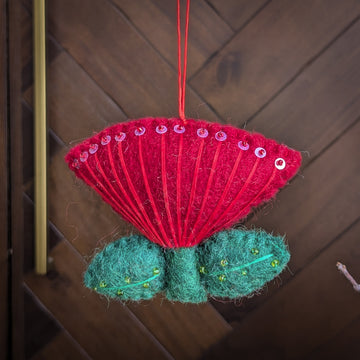 Christmas Decor - Pashom Felt Pōhutukawa Flower (Limited Edition)