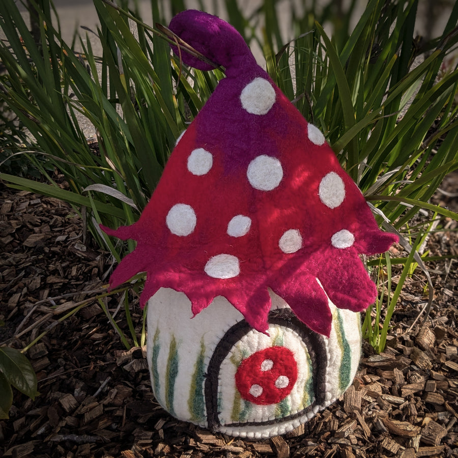 Felt Home | Brown Mushroom Toadstool L (35cm)